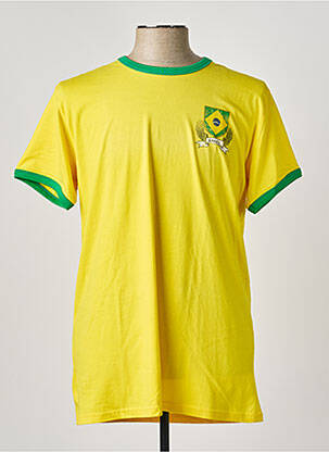 T-shirt coupe cintrée manches courtes jaune SHINE homme