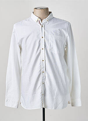 Chemise manches longues coupe cintrée blanc AIGLE homme