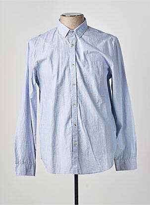 Chemise manches longues imprimé rayures bleu SALSA homme