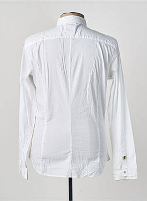 Chemise manches longues coupe cintrée blanc DIESEL homme