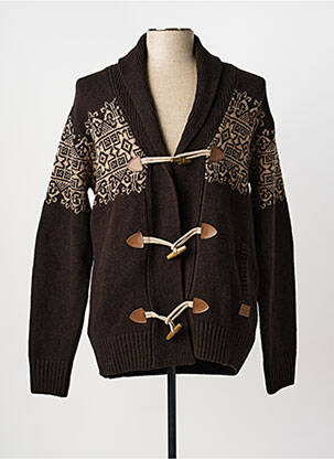 Gilet manches longues marron SALSA homme