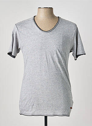 T-shirt gris ELEVEN PARIS homme
