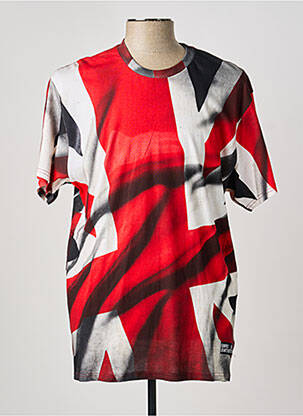 T-shirt rouge ELEVEN PARIS homme