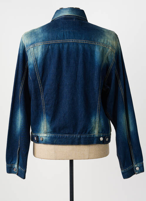 Veste casual fermeture boutonnée sur le devant bleu CHEFDEVILLE homme