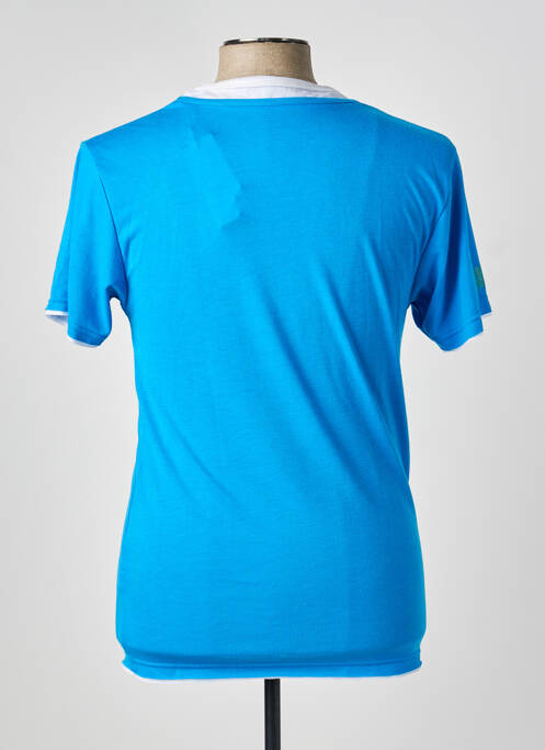 T-shirt coupe cintrée manches courtes bleu ELEVEN PARIS homme