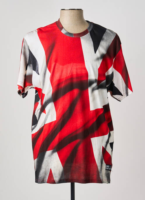 T-shirt coupe cintrée manches courtes rouge ELEVEN PARIS homme