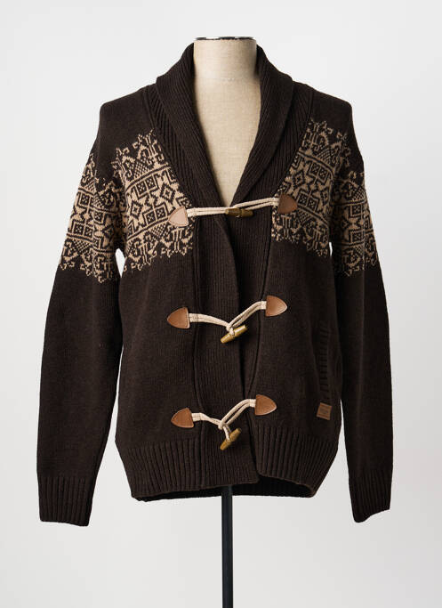 Gilet manches longues marron SALSA homme