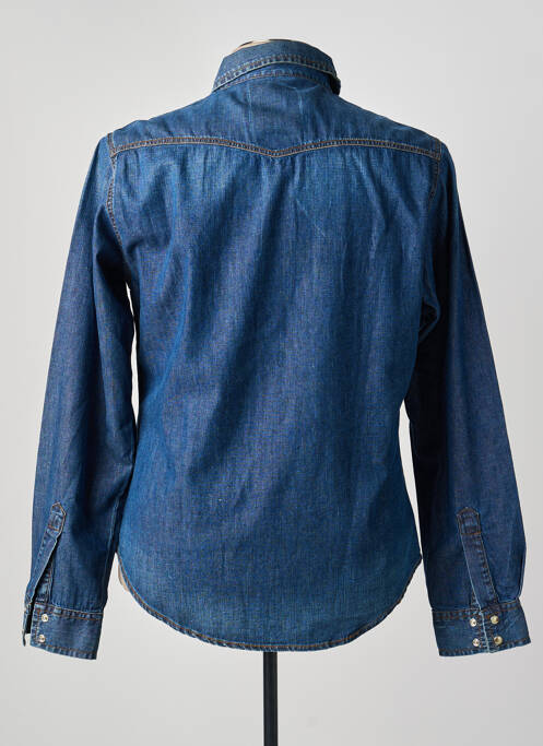 Chemise manches longues bleu CHEFDEVILLE homme