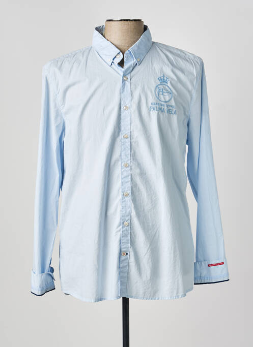 Chemise manches longues bleu GAASTRA homme