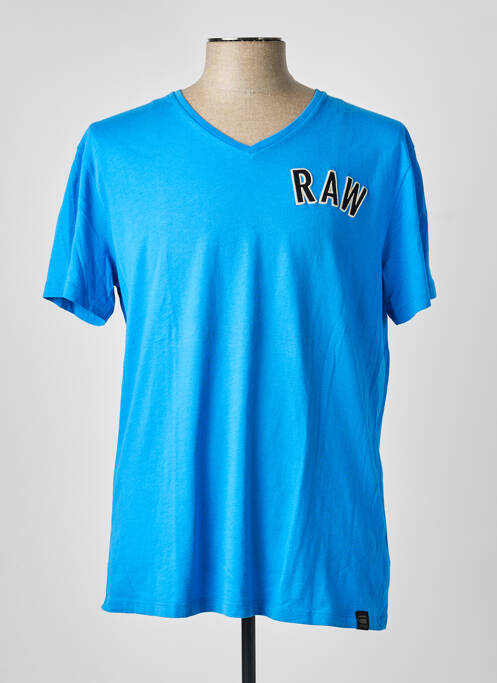 T-shirt bleu G STAR homme