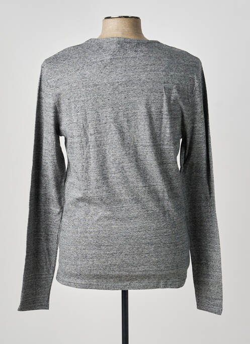 T-shirt gris ELEVEN PARIS homme