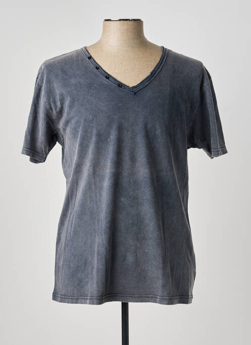 T-shirt gris ELEVEN PARIS homme
