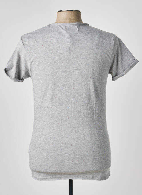 T-shirt gris ELEVEN PARIS homme