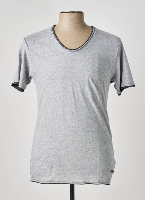 T-shirt gris ELEVEN PARIS homme