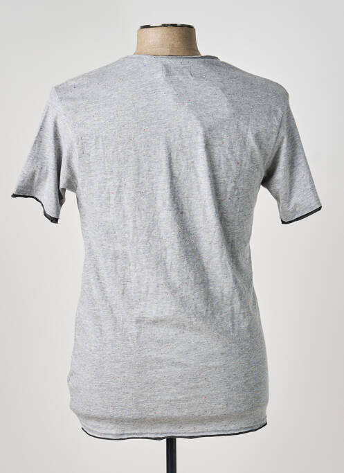 T-shirt gris ELEVEN PARIS homme