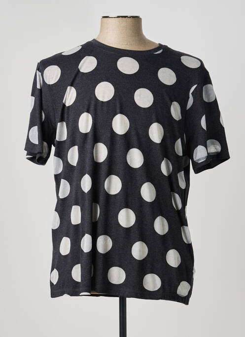 T-shirt gris ELEVEN PARIS homme