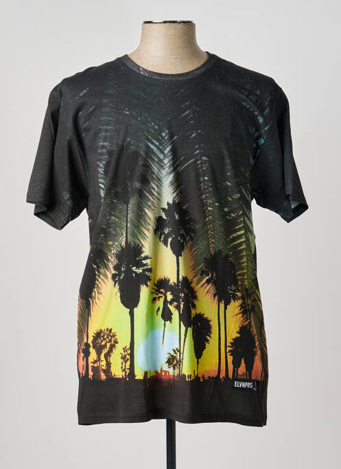 T-shirt gris ELEVEN PARIS homme