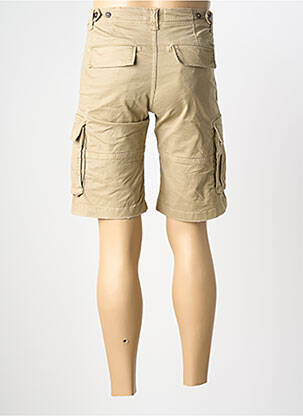 Bermuda coupe droite taille normale beige JACK & JONES homme