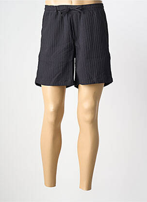 Short tissage popeline taille normale noir JACK & JONES homme