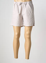 Short tissage popeline taille normale beige JACK & JONES homme