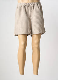 Short tissage popeline taille normale beige JACK & JONES homme