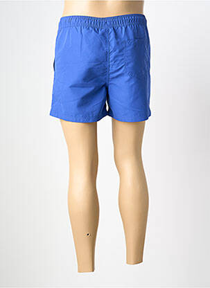 Short de bain effet matière satinée bleu JACK & JONES homme