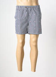 Short de bain imprimé rayures blanc JACK & JONES homme