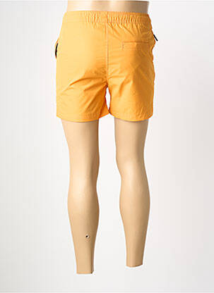 Short de bain effet matière satinée jaune JACK & JONES homme