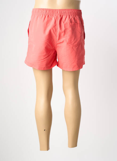 Short de bain effet matière satinée orange JACK & JONES homme