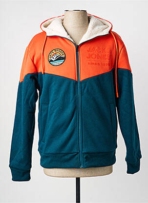 Veste casual resserrée sur le bas orange JACK & JONES homme