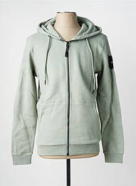 Veste casual resserrée sur le bas vert JACK & JONES homme