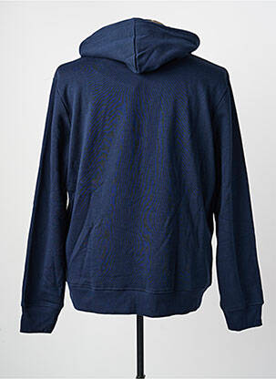 Sweat-shirt à capuche poches manches longues bleu JACK & JONES homme