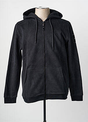Veste casual poignets poignets élastiqués noir JACK & JONES homme