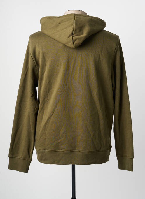 Sweat-shirt à capuche vert JACK & JONES homme