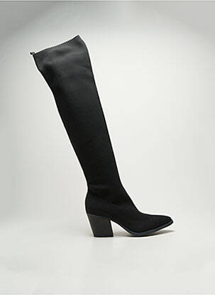 Cuissardes cubain talon de 7 à 9cm noir POEMA femme