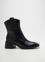 Bottines/boots matière lisse talon de 4 à 6cm noir POEMA femme