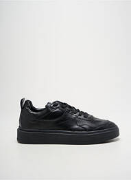 Baskets matière lisse talon plat jusqu'à 3cm noir POEMA femme