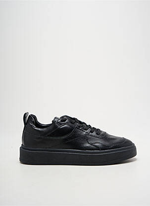 Baskets matière lisse talon plat jusqu'à 3cm noir POEMA femme