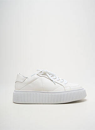 Baskets plateforme talon de 4 à 6cm blanc POEMA femme