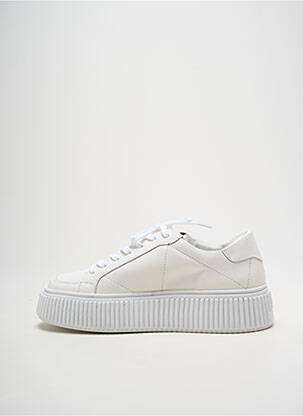 Baskets plateforme talon de 4 à 6cm blanc POEMA femme