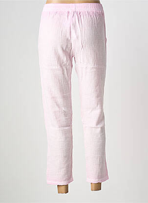 Pantalon 7/8 taille élastique taille normale rose NINE TEES femme