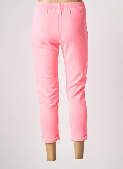 Pantalon 7/8 rose NINE TEES femme