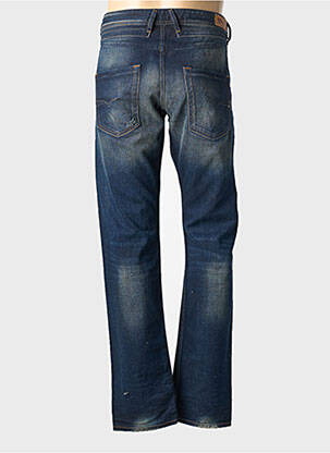 Jeans coupe droite fermeture zippée sous rabat boutonné taille normale bleu DIESEL homme