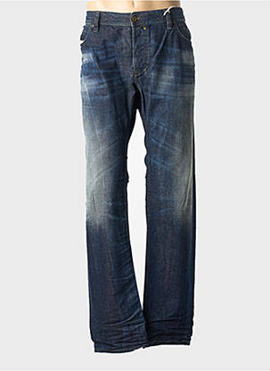 Jeans coupe droite fermeture boutonnée sur le devant taille normale bleu DIESEL homme
