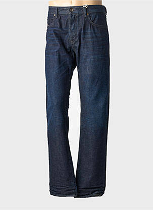 Jeans coupe droite fermeture boutonnée sur le devant taille normale bleu DIESEL homme