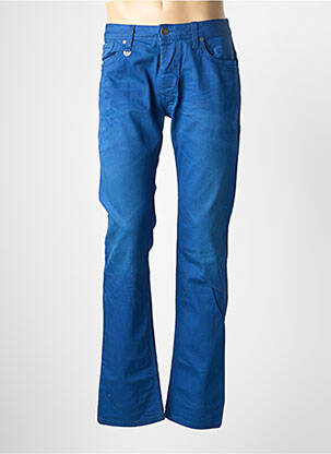 Pantalon droit stretch taille normale bleu SALSA homme