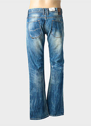 Jeans coupe droite fermeture boutonnée sur le devant taille normale bleu SALSA homme