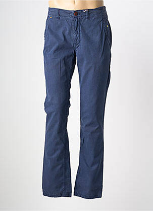 Pantalon chino tissage popeline taille normale bleu TOMMY HILFIGER homme