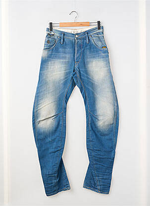 Jeans coupe droite fermeture boutonnée sur le devant taille normale bleu G STAR homme
