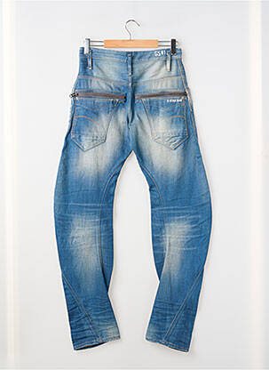 Jeans coupe droite fermeture boutonnée sur le devant taille normale bleu G STAR homme
